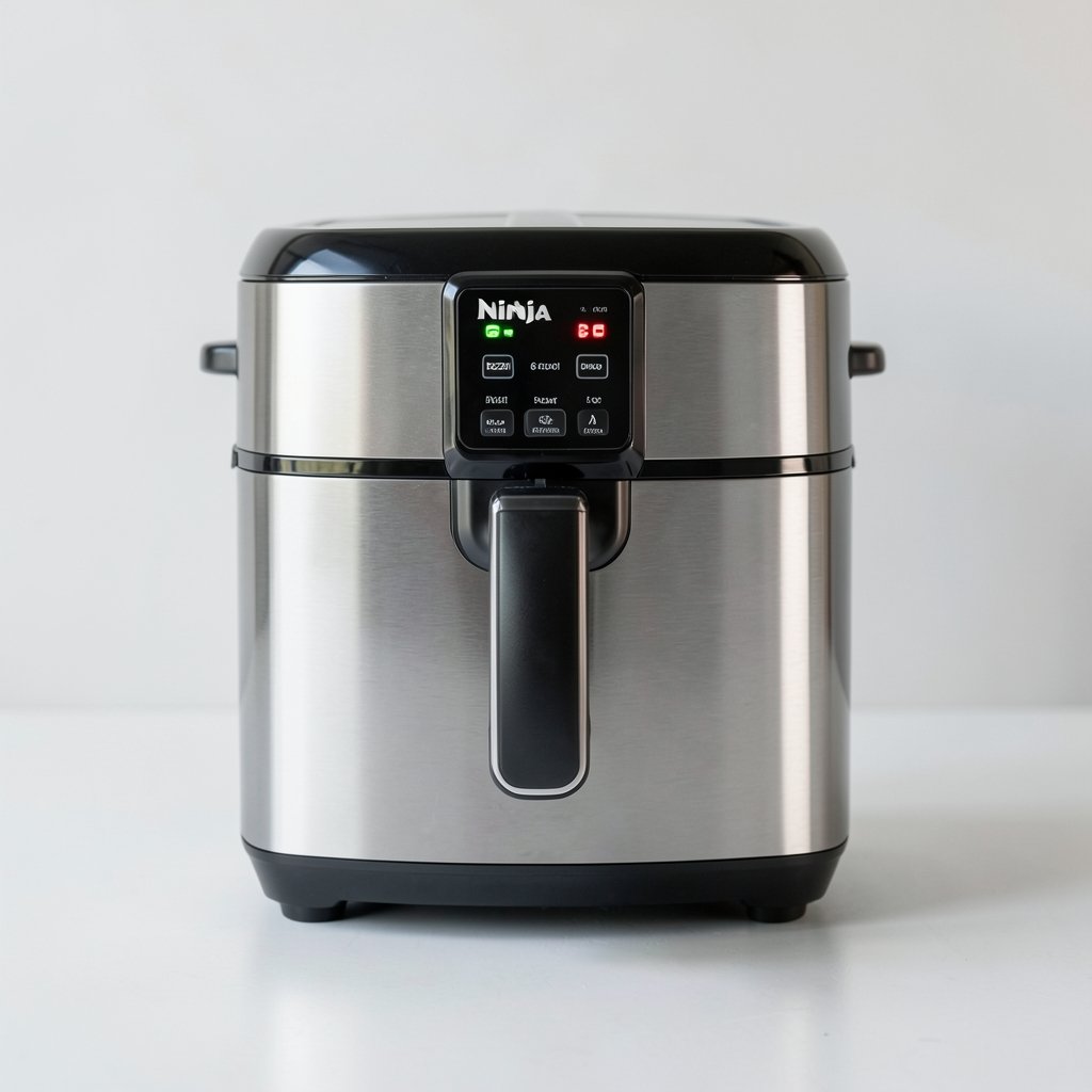 air fryer in action