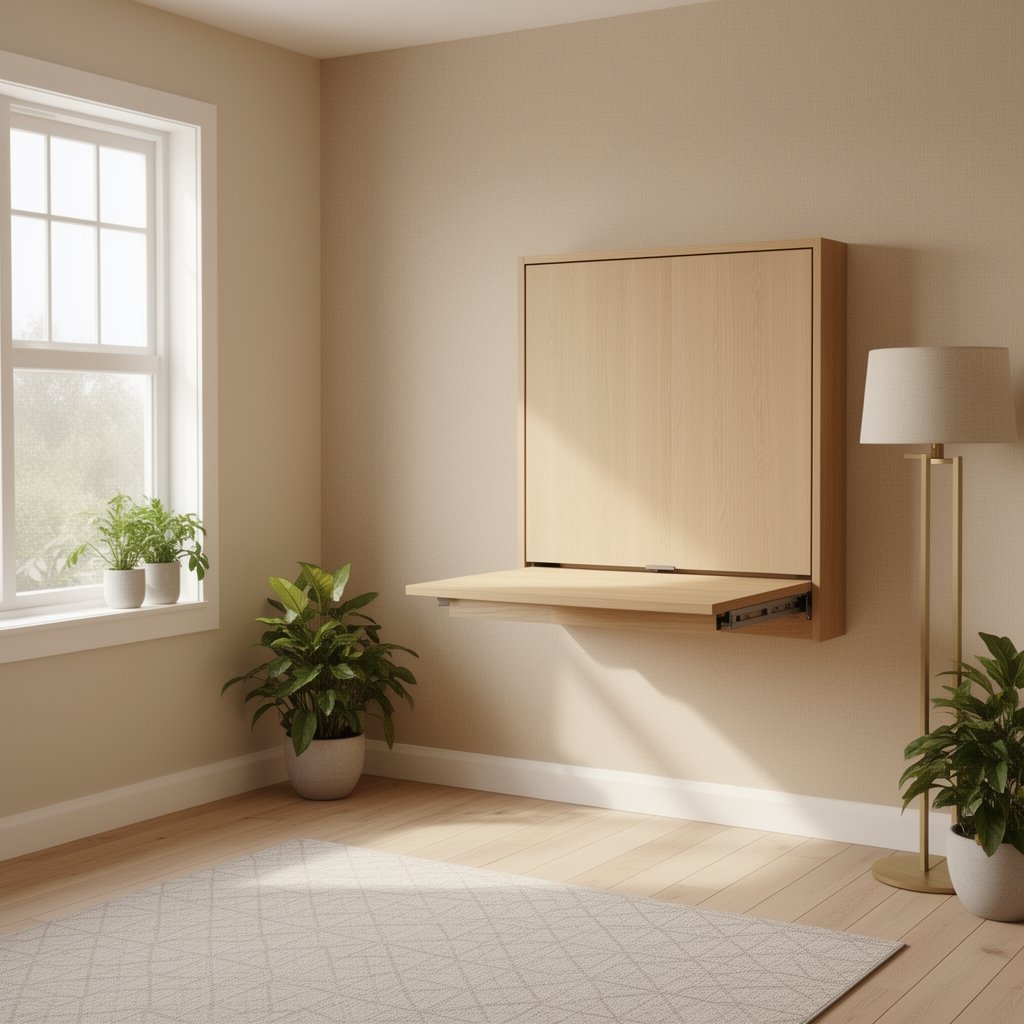 fold down wall desk - Illustration 2
