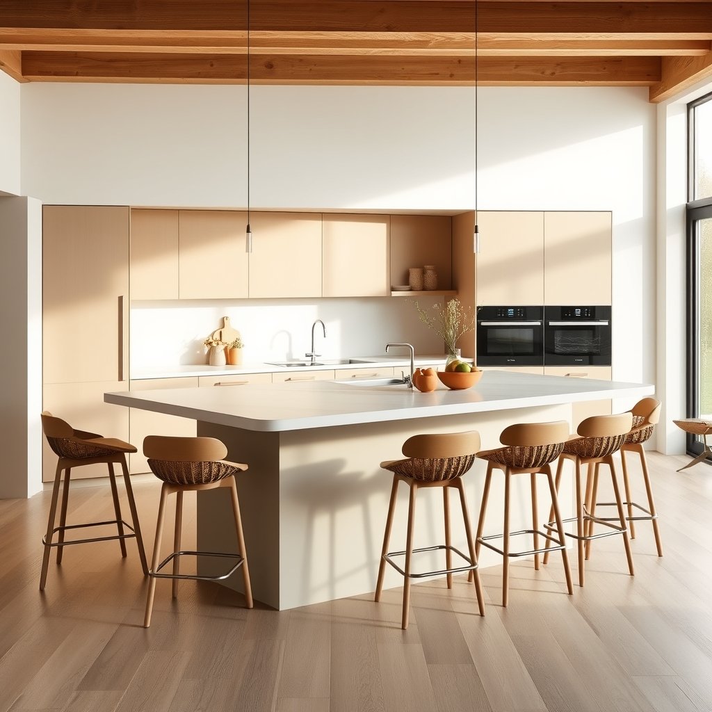 kitchen island with seating