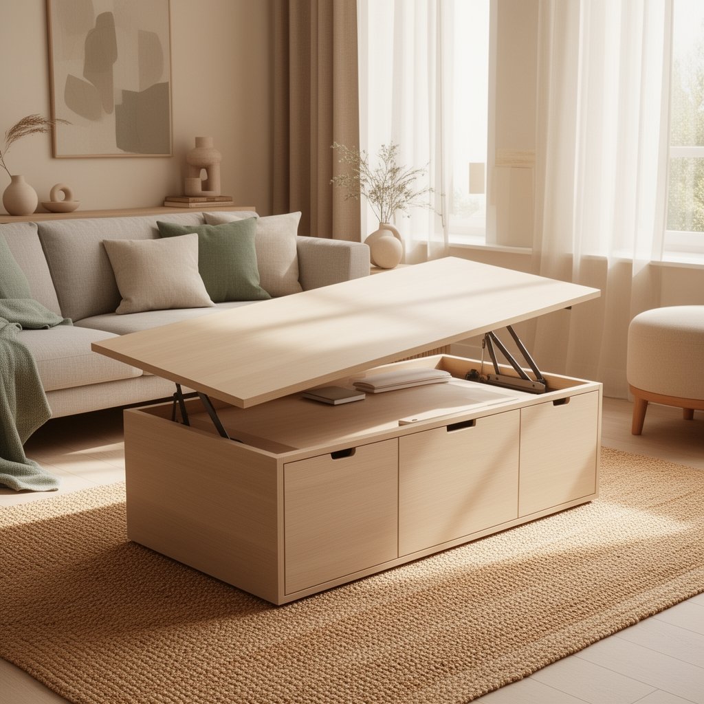 lift top coffee table - Illustration 2