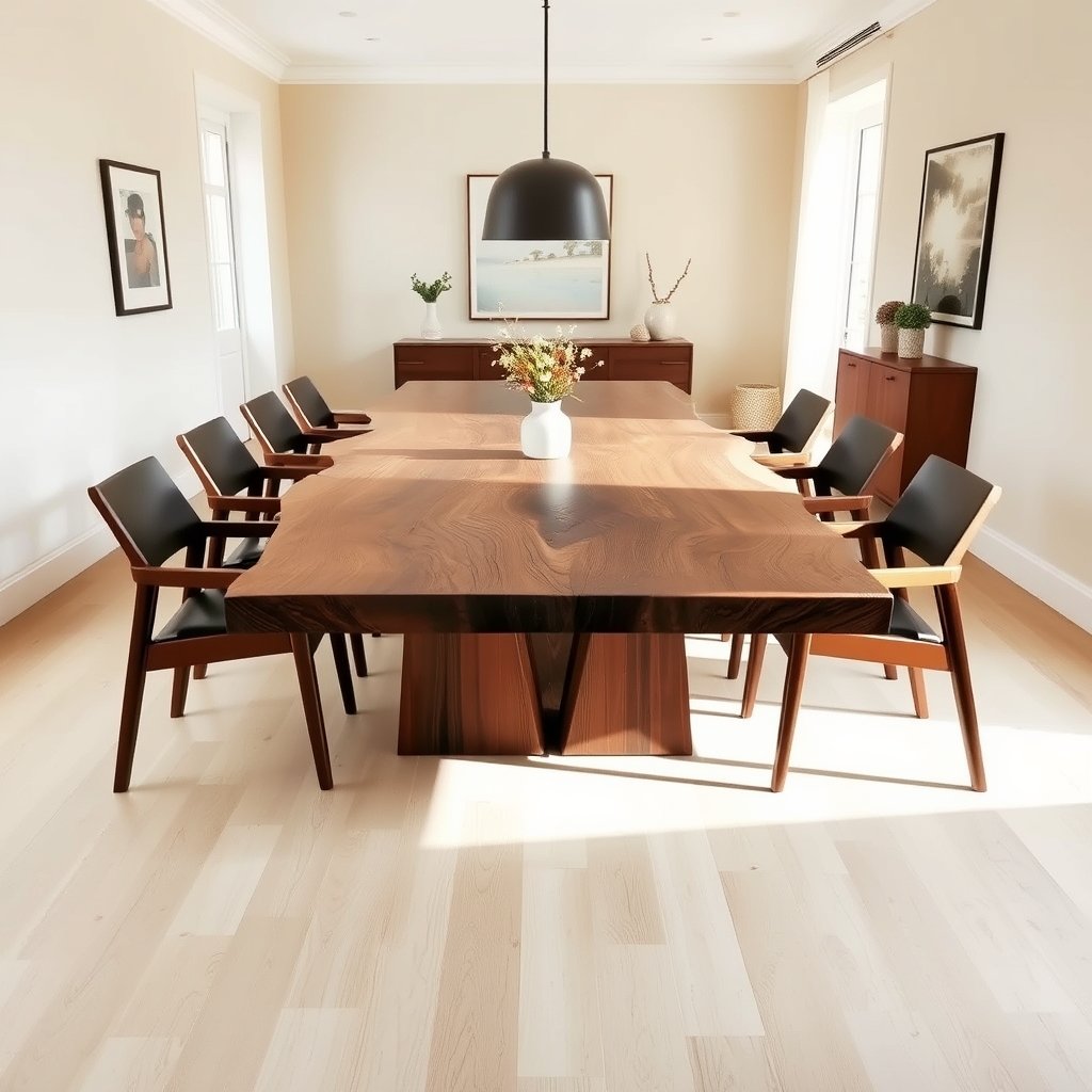 live edge dining table