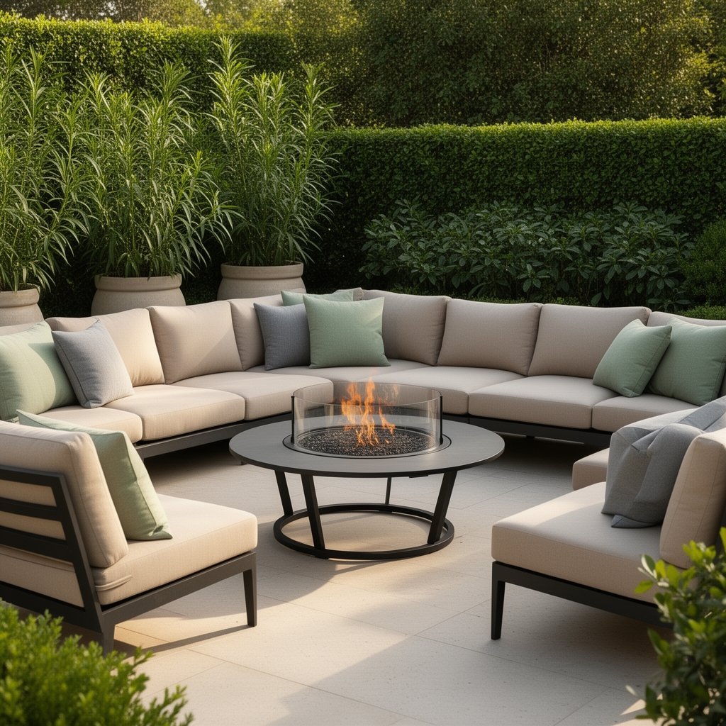 outdoor living room furniture set - Illustration 2