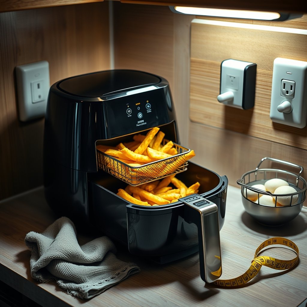 portable air fryer - Illustration 2